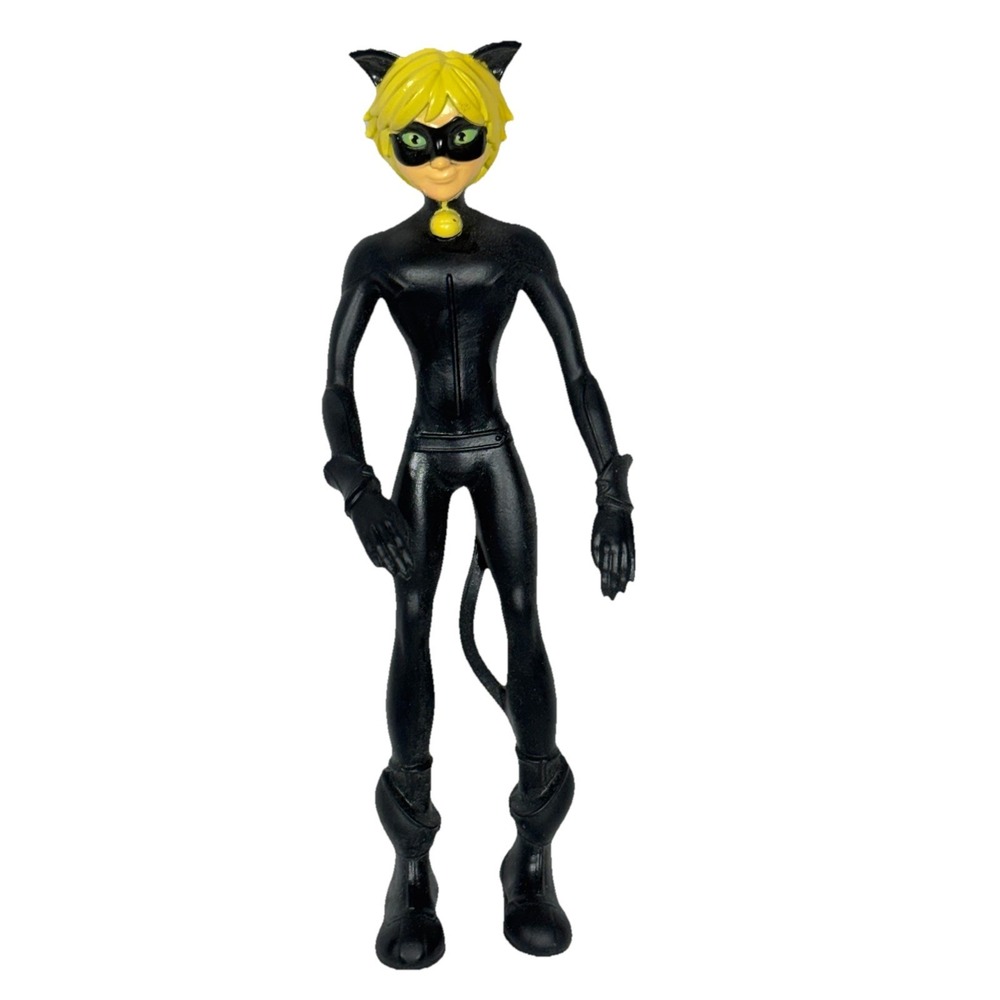Miraculous Ladybug Cat Noir Bend-Ems 5.5 Inch Poseable Action Figure
